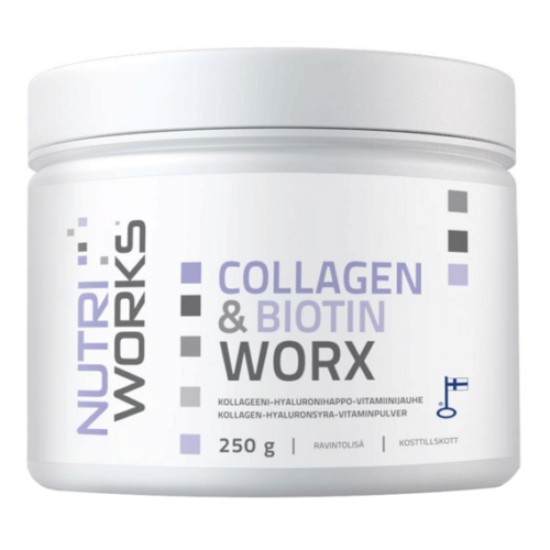 NutriWorks Collagen & Biotin Worx - 250 g
