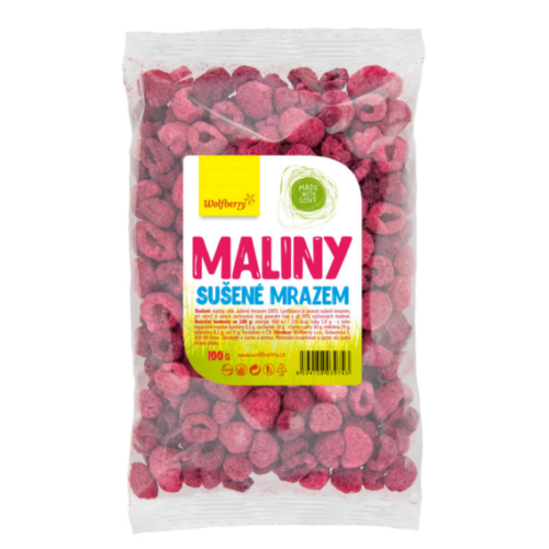 Wolfberry Maliny sušené mrazem - 100 g