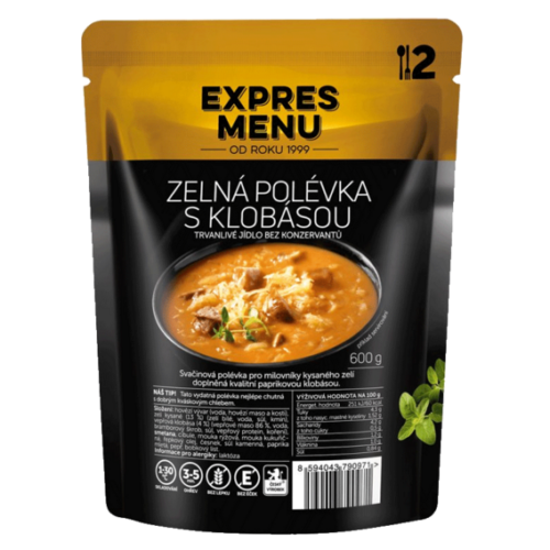 Expres menu Zelná polévka s klobásou - 600 g