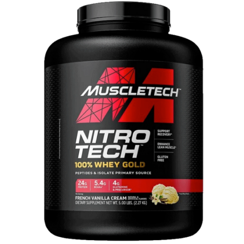 MuscleTech Nitro-Tech 100% Whey GOLD 2510 g - jahoda
