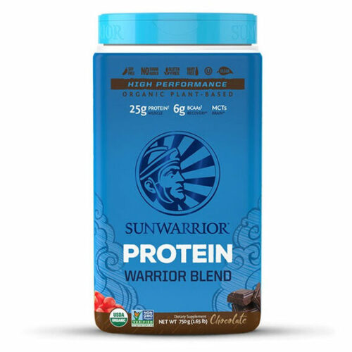 Sunwarrior Protein Blend Bio 750 g - lesní plody