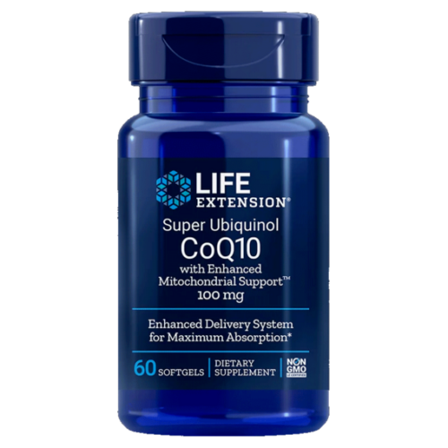 Life Extension Super Ubiquinol CoQ10 with Enhanced Mitochondrial Support 100mg - 60 Tobolek