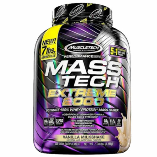 MuscleTech Mass-Tech Extreme 2000 3180 g - vanilka