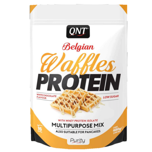 QNT Belgian Waffles Protein 480 g - mléčná čokoláda