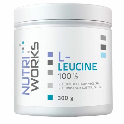 NutriWorks L-Leucine 100% 300 g - bez příchutě