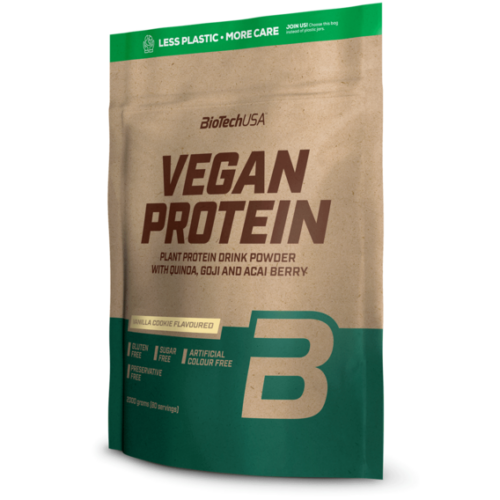 BiotechUSA Vegan Protein 2000 g - káva