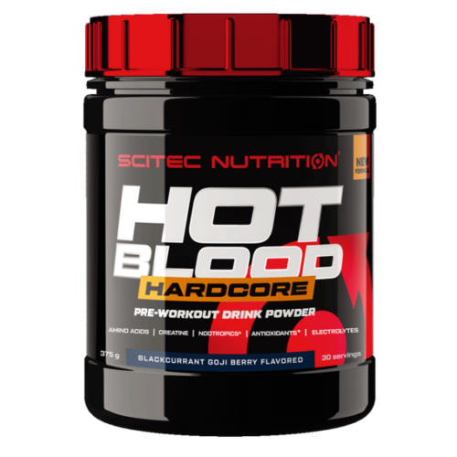 Scitec Hot Blood Hardcore 700 g - červené plody