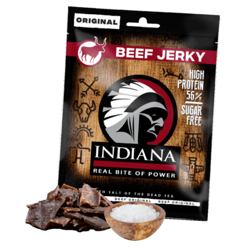 Indiana Jerky sušené maso 25 g - hovězí hot and sweet