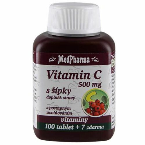 MedPharma Vitamin C 500mg s šípky - 107 tablet