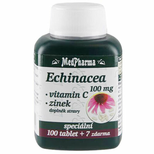 MedPharma Echinacea 50 mg + vit.C + zinek 20 tablet - pomeranč