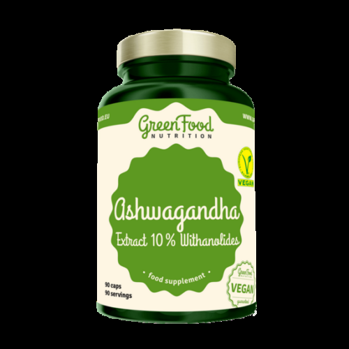 GreenFood Ashwagandha Extract 10% Withanolides - 90 kapslí
