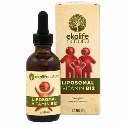 Ekolife Natura Liposomal Vitamin B12 60ml - vanilka