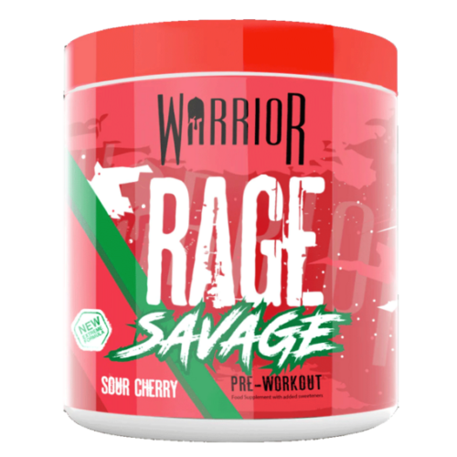 Warrior Rage Savage 330 g - kyselá višeň