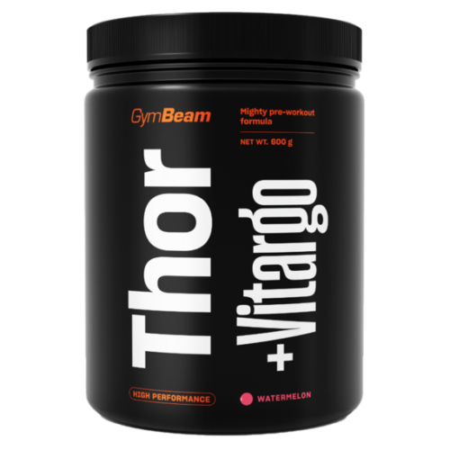 GymBeam Předtréninkový stimulant Thor Fuel + Vitargo 600 g - mango