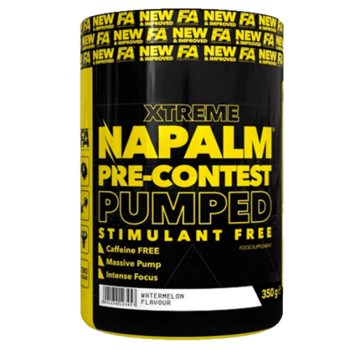 FA Xtreme Napalm Pre-Contest Pumped stimulant free 350 g - vodní meloun