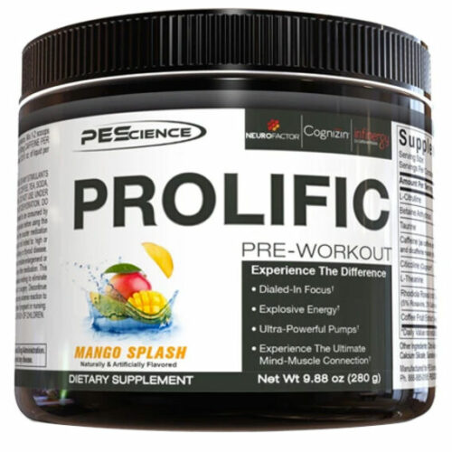PEScience Prolific Pre-workout 280 g - mango