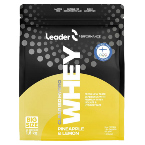 Leader Clear Iso Hydro Whey Protein 1800 g - citrus