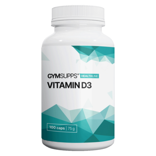GymSupps Vitamin D3 - 100 kapslí