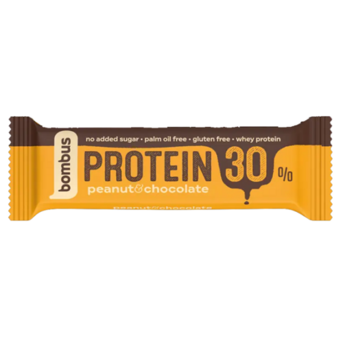 Bombus Protein 30% 50 g - vanilka s křupkami
